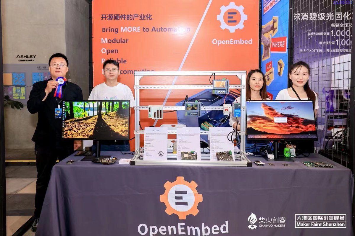 Open_Embed's tweet image. Day 2 of #MFSZ2023, meet @tks 
#Industry40 #RaspberryPi #cm4 #IndustrialIOT #INDUSTRY #AUTOMATION