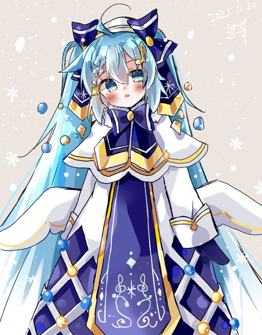 「初音ミク 雪ミク」の画像/イラスト/ファンアート(新着)｜4ページ目