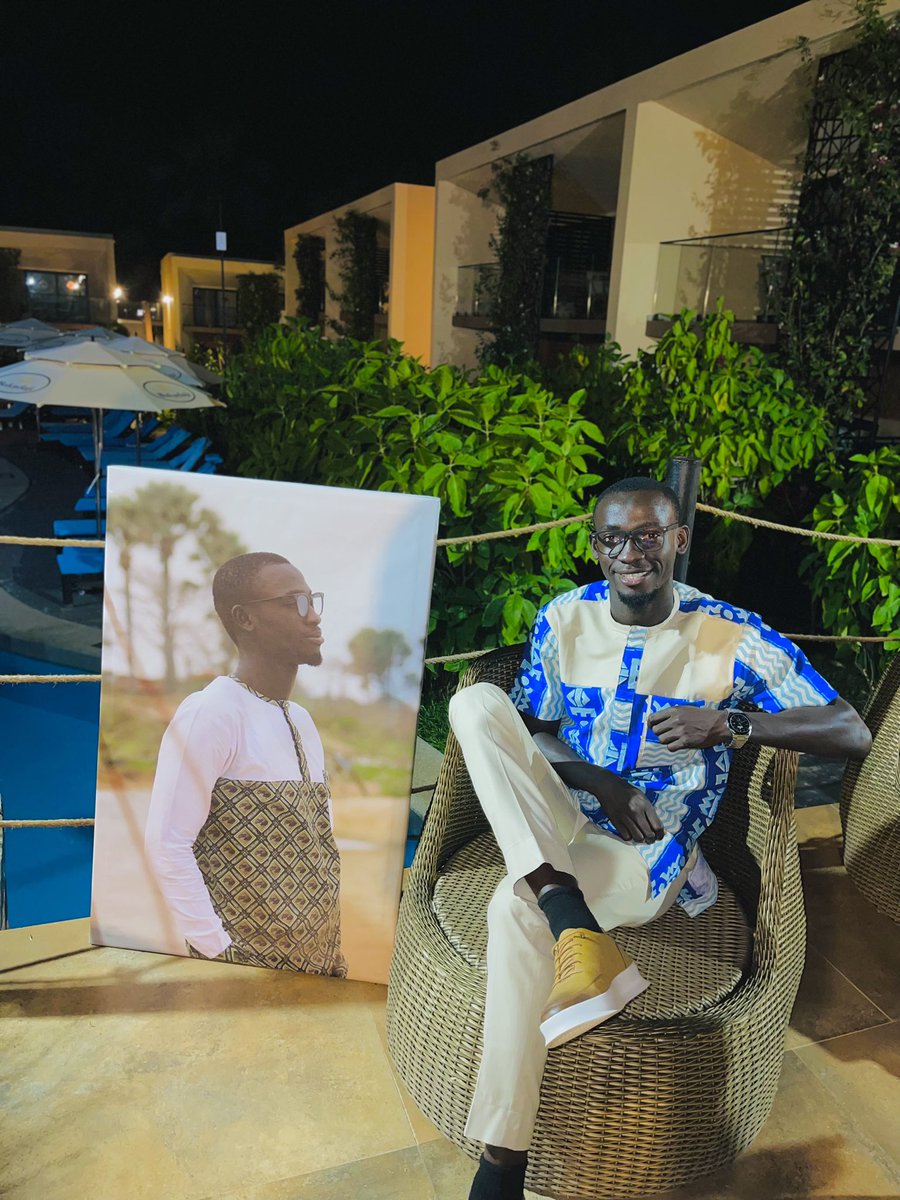 iamdawdacham's tweet photo. I’m deeply honored to have been featured in the ‘Starving Dreamers Painting and Photo Exhibition’ by Aji Jobe of IG Studios. 

This recognition serves as a motivation for me to continue delivering for 🇬🇲. Thanks to all supporters.

#StarvingDreamers | #IAmADreamer | #IGStudios https://t.co/fOqzoXX0jW
