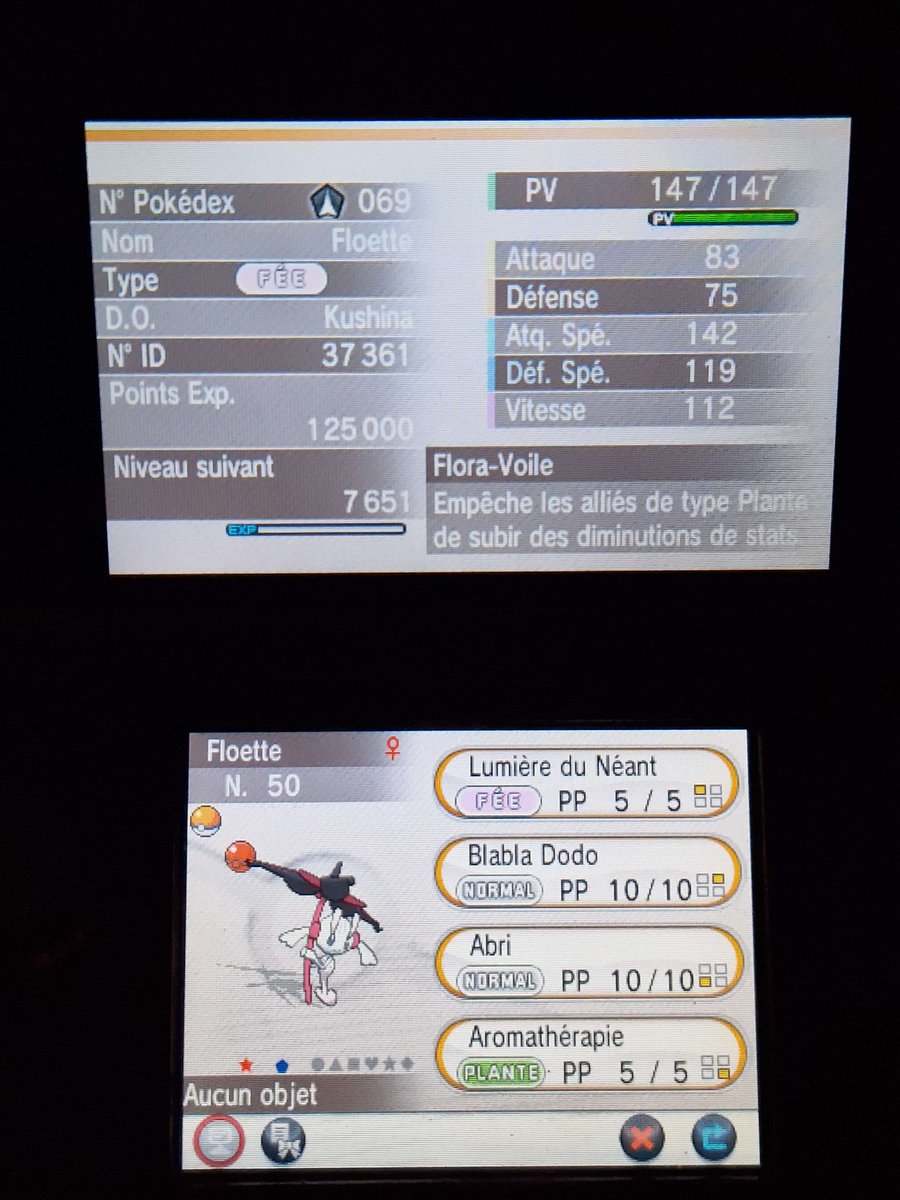 ✨Le Shiny du Mois d'Octobre est décerné au Floette Eternel de notre habituée YunoKushina !

Jamais distribuée mais tout de même déjà codée, cette Floette à nécessité un petit peu de manipulation afin de pouvoir être chassée !

Bien joué à toi, GG !