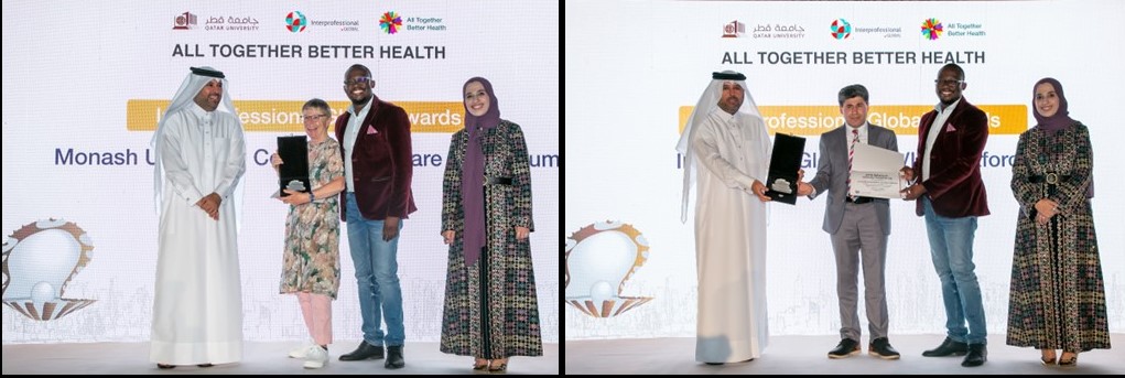 Congratulations to the outstanding interprofessional teams who received Interprofessional.Global Awards at the All Together Better Health XI Gala Dinner in Doha, Qatar on November 8, 2023 (photos shown of those present)
<a href="/CAIPEUK/">CAIPE UK</a> @AtbhXI <a href="/global_ipr/">IPR Global</a>
