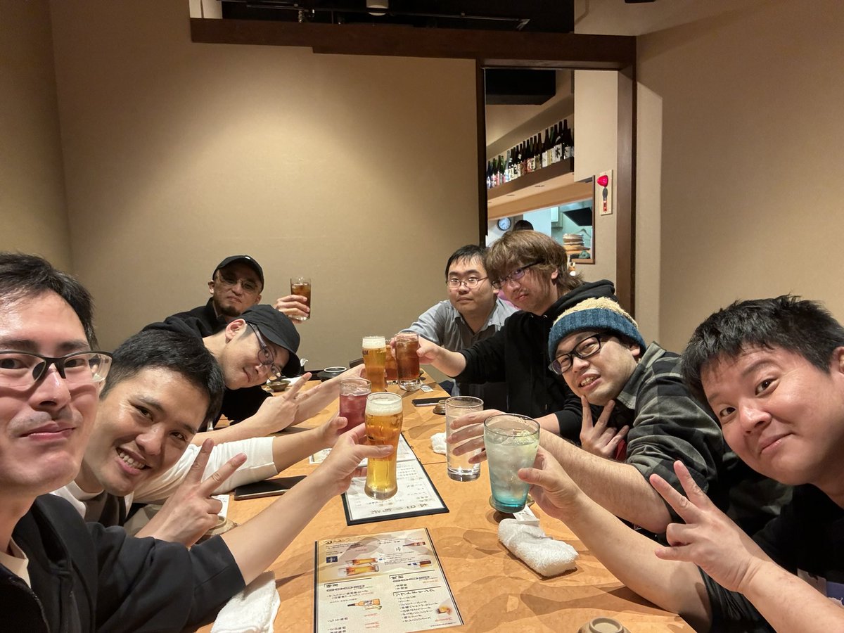 999nasan's tweet photo. #HAPI_MO
打ち上げ始まりましたーー!
お疲れ様でしたー! https://t.co/XhrJDcGecB