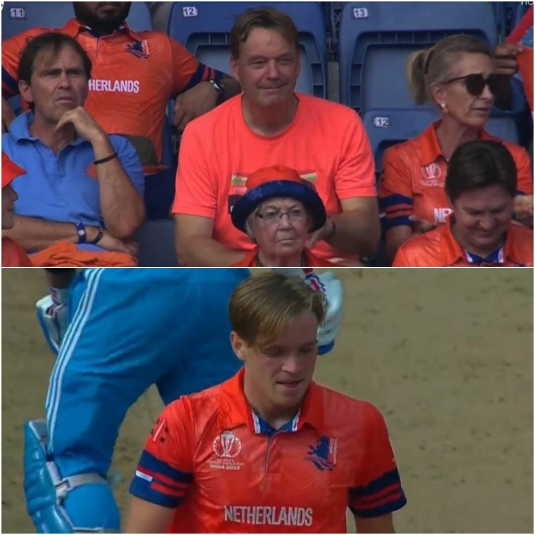 cricketunc89165's tweet photo. Former cricketer and father of Bas De Leede Tim De Leede watching India vs Netherlands match at Chinnaswamy Stadium 🏟️
#basdeleede #timdeleede #Netherlandscricket #INDvsNED #CricketWorldCup #CWC2023 https://t.co/GMfjsDyPsE