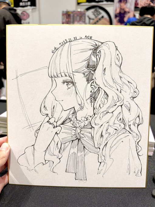 台湾イベントACEの色紙。