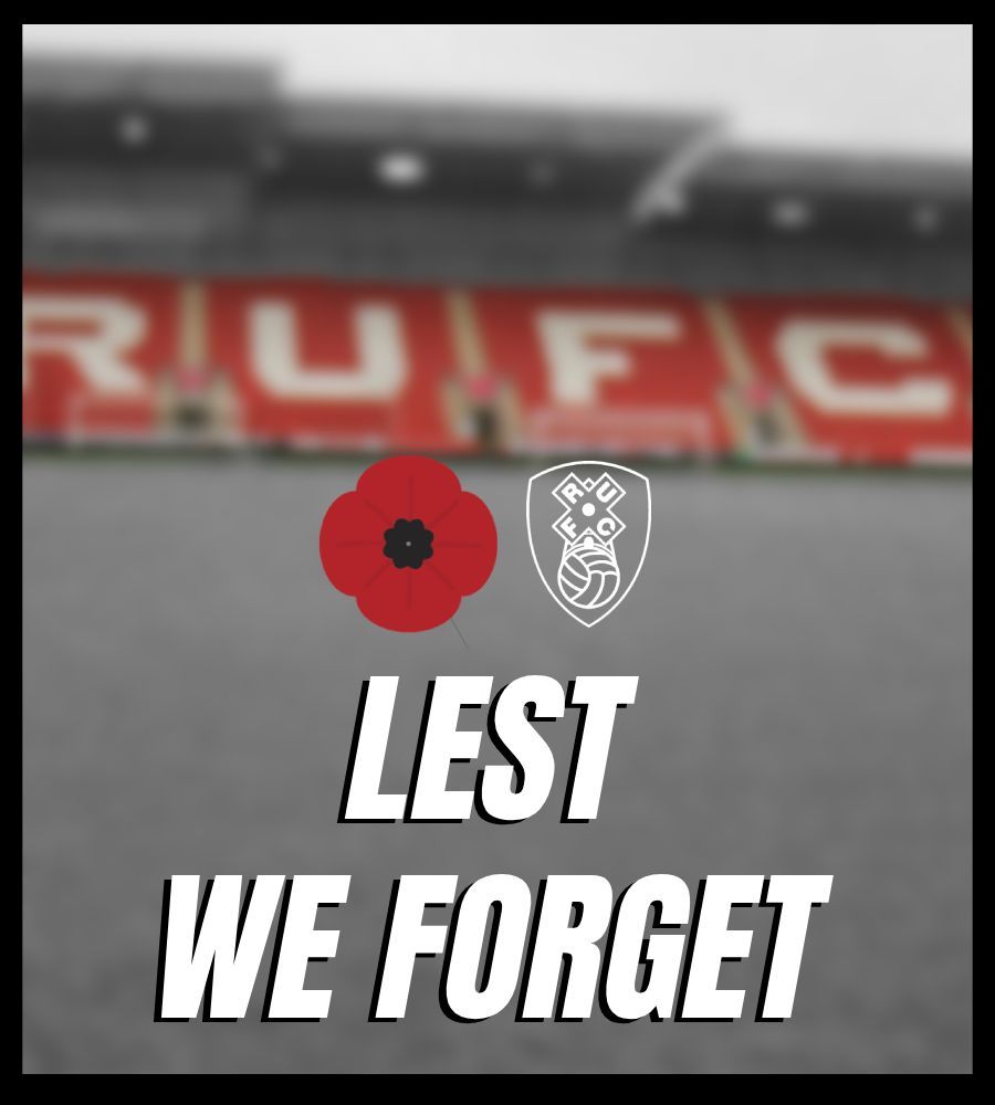 🌹 | At the going down of the sun and in the morning. 

𝗪𝗲 𝘄𝗶𝗹𝗹 𝗿𝗲𝗺𝗲𝗺𝗯𝗲𝗿 𝘁𝗵𝗲𝗺. 

#rufc | #ForeverTogetherForeverProud