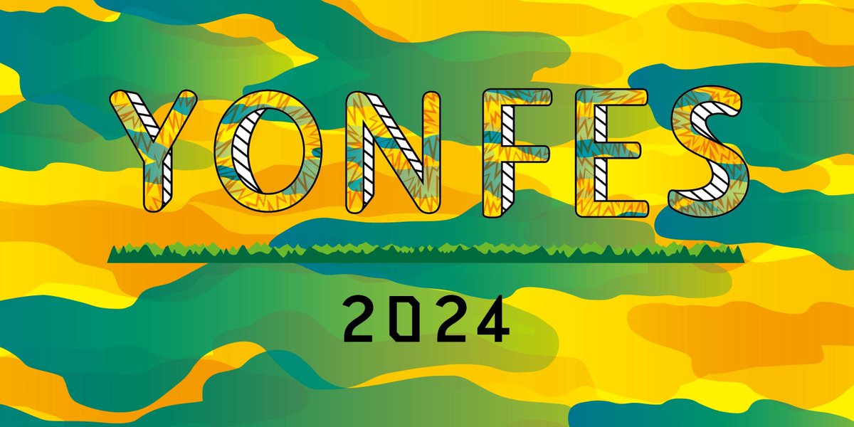 yon_fes's tweet photo. #ヨンフェス 開催決定🌟

■2024/6/22(土)23(日)
『YON FES 2024』
愛・地球博記念公園(モリコロパーク)

来年は6月に開催💥
詳細は後日発表しマス！ https://t.co/O001pYKQmb
