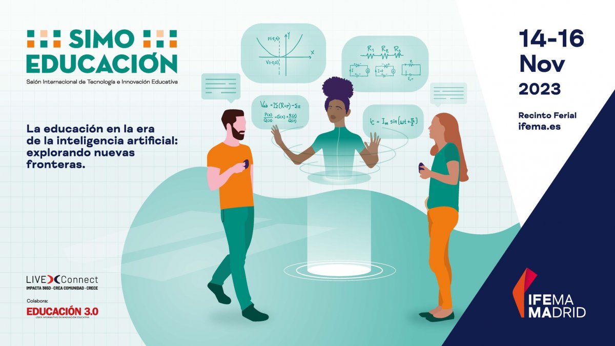 📅 Del 14 al 16 de noviembre, se celebra en IFEMA el "Salón internacional de tecnología e innovación educativa" <a href="/SIMOEDU_/">SIMO EDUCACIÓN</a> que reúne anualmente a las marcas líderes en tecnología y contenidos digitales💻para la enseñanza 👩‍🏫. Más información 👉 bit.ly/47bGZ4h