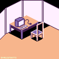 Smallcut3kitty's tweet image. It's a bit late but I had to figure out what's #mundane in the first place lol. I'm glad hubby helped me out with this! It's number 72 for #pixel_dailies! A mundane day in the office! Please share, fave, like, follow! Thank you! #Pixelart @Pixel_Dailies