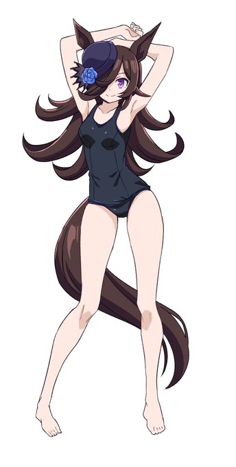 ライスシャワー スク水
#ウマ娘 #ライスシャワー 