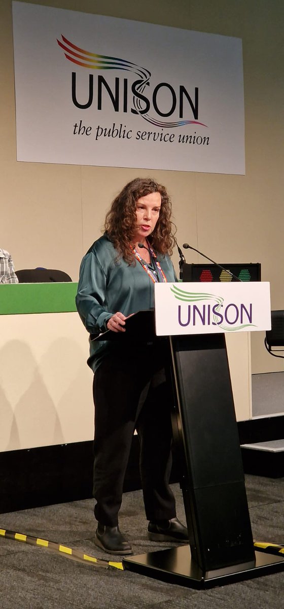 'The Presidential team and UNISON will not tolerate or excuse any form of trans hate or anti-trans rhetoric. We are committed to fighting alongside our Trans siblings' Thanks to our @unisontheunion President @NolanLibby for your words at #ulgbtplus23 conference 🏳️‍🌈🏳️‍⚧️