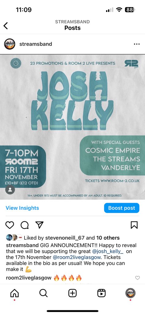 The Streams tweet media