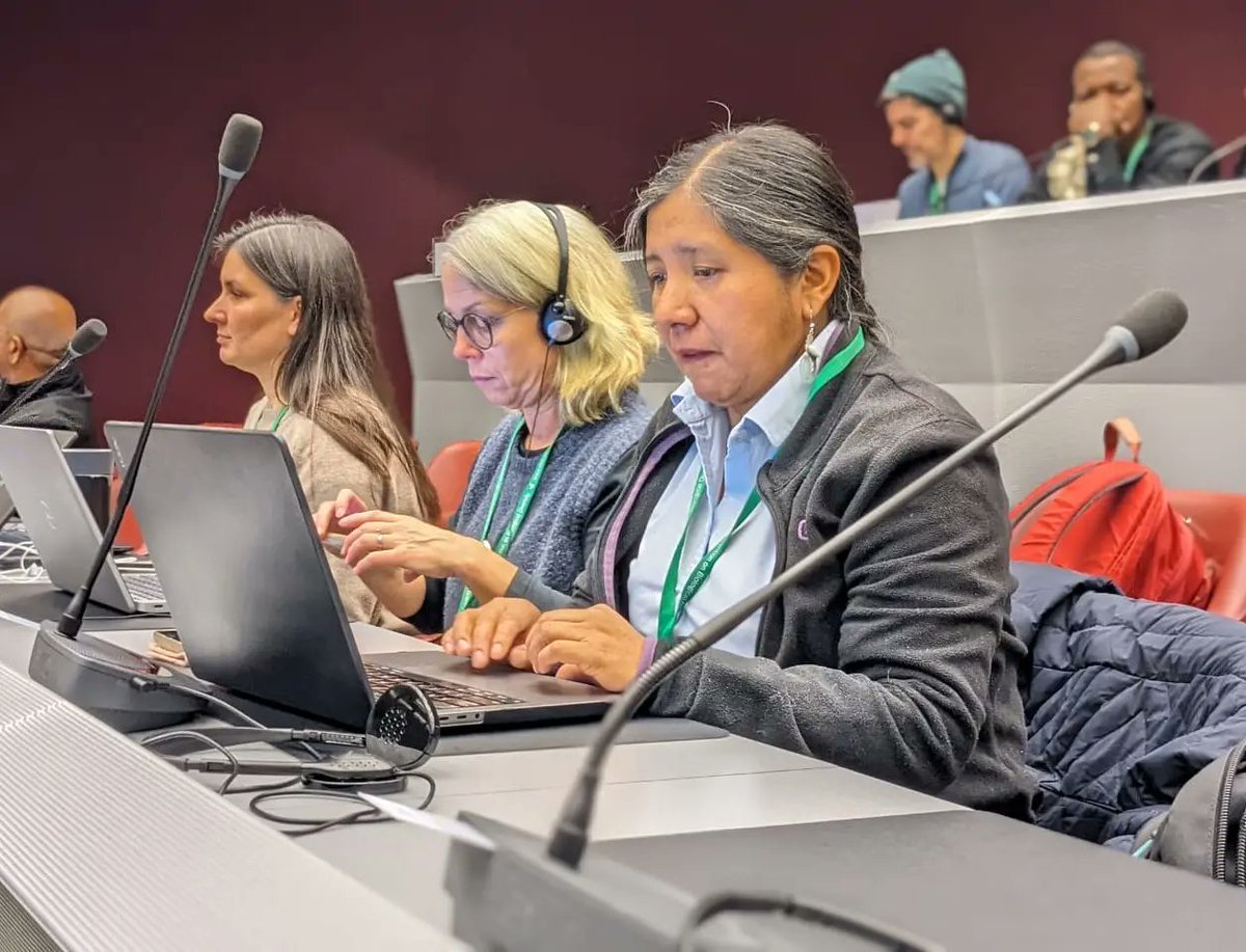 HortenciaXArica's tweet photo. Hoy comienzo la Reunión Grupo de Trabajo Especial de Composición Abierta entre Períodos de Sesiones sobre el Artículo 8 j) y Disposiciones Conexas del #CBD La RMIB-LAC participa activamente de las deliberaciones.
#RMIB #FIIB #GenovaMeeting #WG8J12 #IIFB #CBD #MujeresIndigenas https://t.co/xcgvbGH3Nz