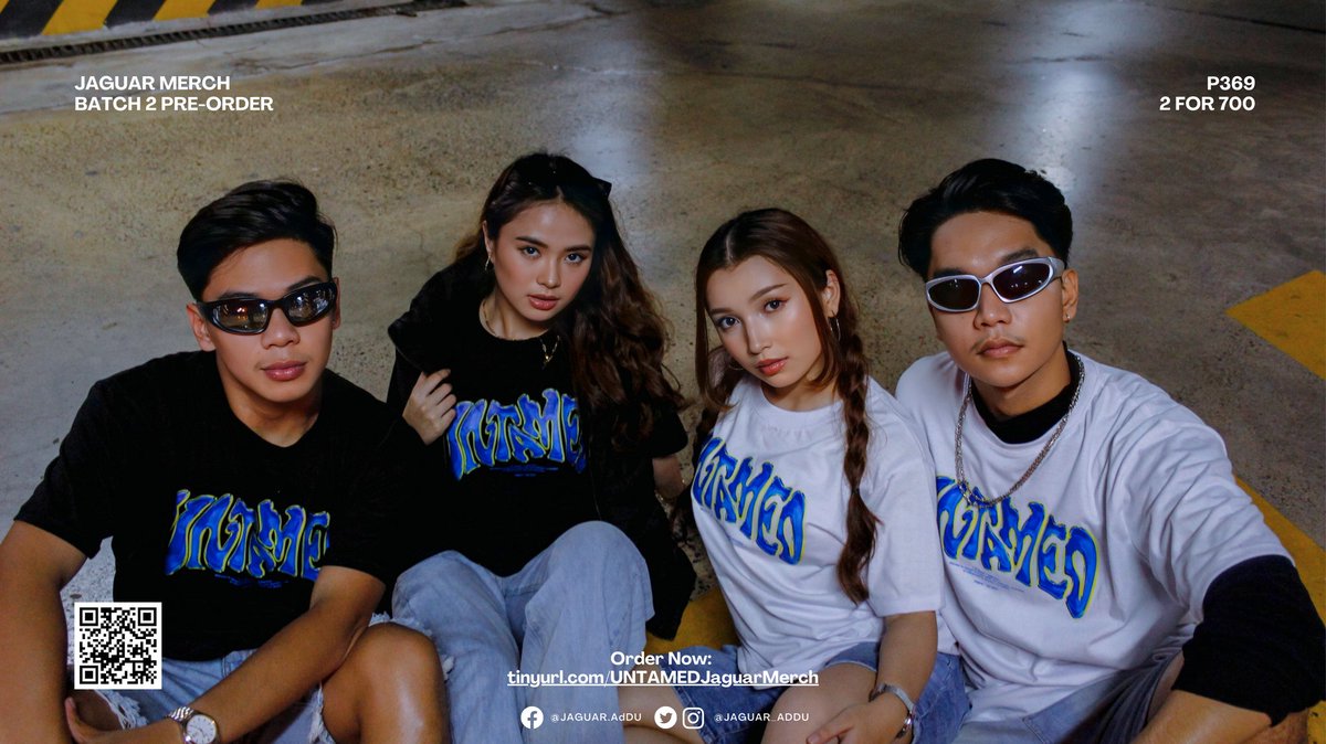 jaguar_addu's tweet image. 𝙐𝙣𝙡𝙚𝙖𝙨𝙝𝙞𝙣𝙜 𝙩𝙝𝙚 𝙒𝙞𝙡𝙙 𝙖𝙜𝙖𝙞𝙣!📣🔥

Come and join us to embrace the roaring vibes within and let your style express it with our UNTAMED Merch! 😎

Scan the QR code or click the link below:
tinyurl.com/UNTAMEDJaguarM…

Order now! 

#UNTAMEDBatch2 🐆
#MoveWithStyle 🕶