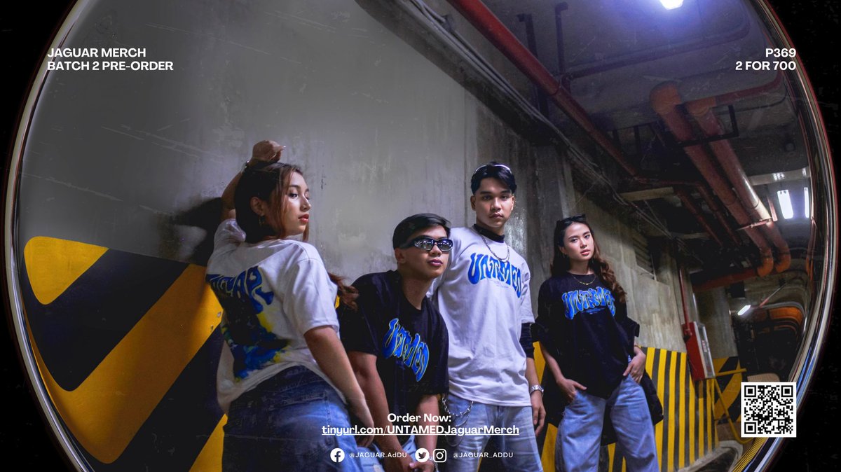 jaguar_addu's tweet image. 𝙐𝙣𝙡𝙚𝙖𝙨𝙝𝙞𝙣𝙜 𝙩𝙝𝙚 𝙒𝙞𝙡𝙙 𝙖𝙜𝙖𝙞𝙣!📣🔥

Come and join us to embrace the roaring vibes within and let your style express it with our UNTAMED Merch! 😎

Scan the QR code or click the link below:
tinyurl.com/UNTAMEDJaguarM…

Order now! 

#UNTAMEDBatch2 🐆
#MoveWithStyle 🕶