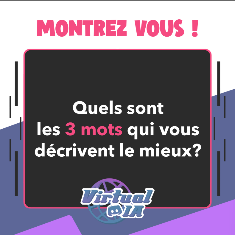 AlOrS? 
Quels mots vous décrivent?

#qotd #vtuberfr
