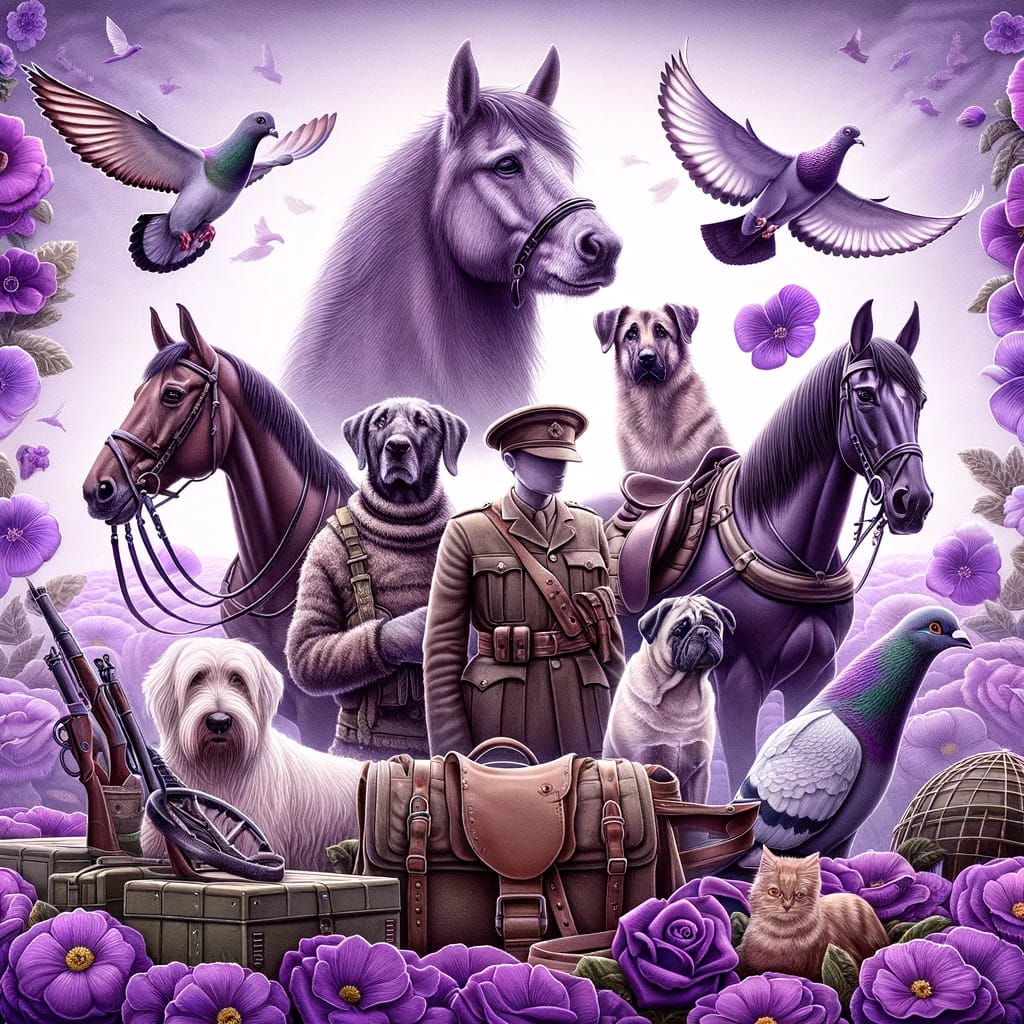 A Tribute to the Brave Animals 
#RemembranceDay #remebrance #letsweforget