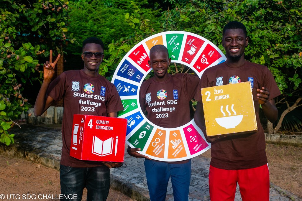 UniOfGambia's tweet image. Presenting &apos;Future Economists&apos;, a dedicated team fuelled by a mission to tackle SDG 1, 2, and 4! With a laser focus on eradicating poverty, ensuring zero hunger, &amp;amp; promoting quality education, we&apos;re here to drive impactful change. 
Let&apos;s make these goals a reality!
#SDGChallenge