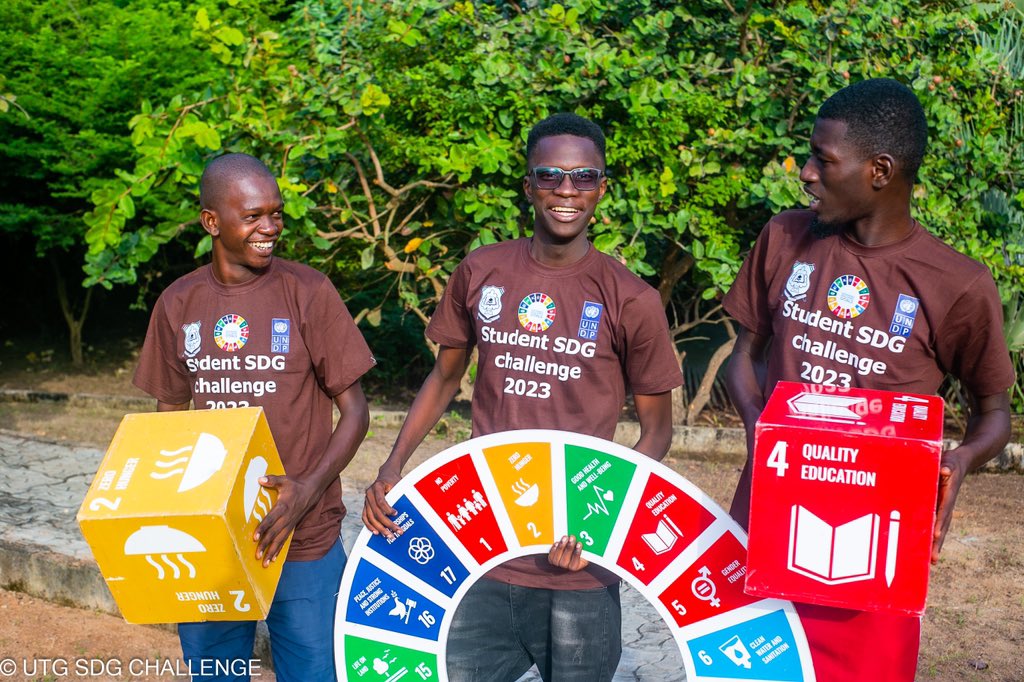 UniOfGambia's tweet image. Presenting &apos;Future Economists&apos;, a dedicated team fuelled by a mission to tackle SDG 1, 2, and 4! With a laser focus on eradicating poverty, ensuring zero hunger, &amp;amp; promoting quality education, we&apos;re here to drive impactful change. 
Let&apos;s make these goals a reality!
#SDGChallenge