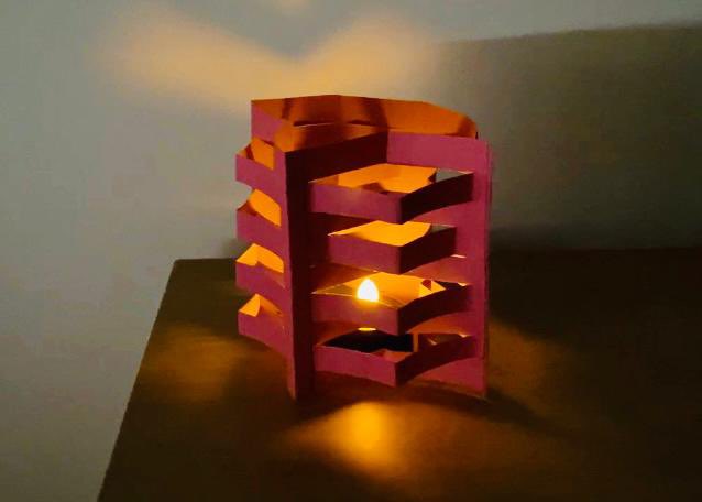 Happy Diwali 🪔 Make your own paper lantern ⤵️ youtu.be/TNzgaH3ItwI