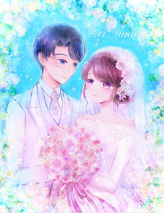 「ブーケ 結婚」のTwitter画像/イラスト(新着)