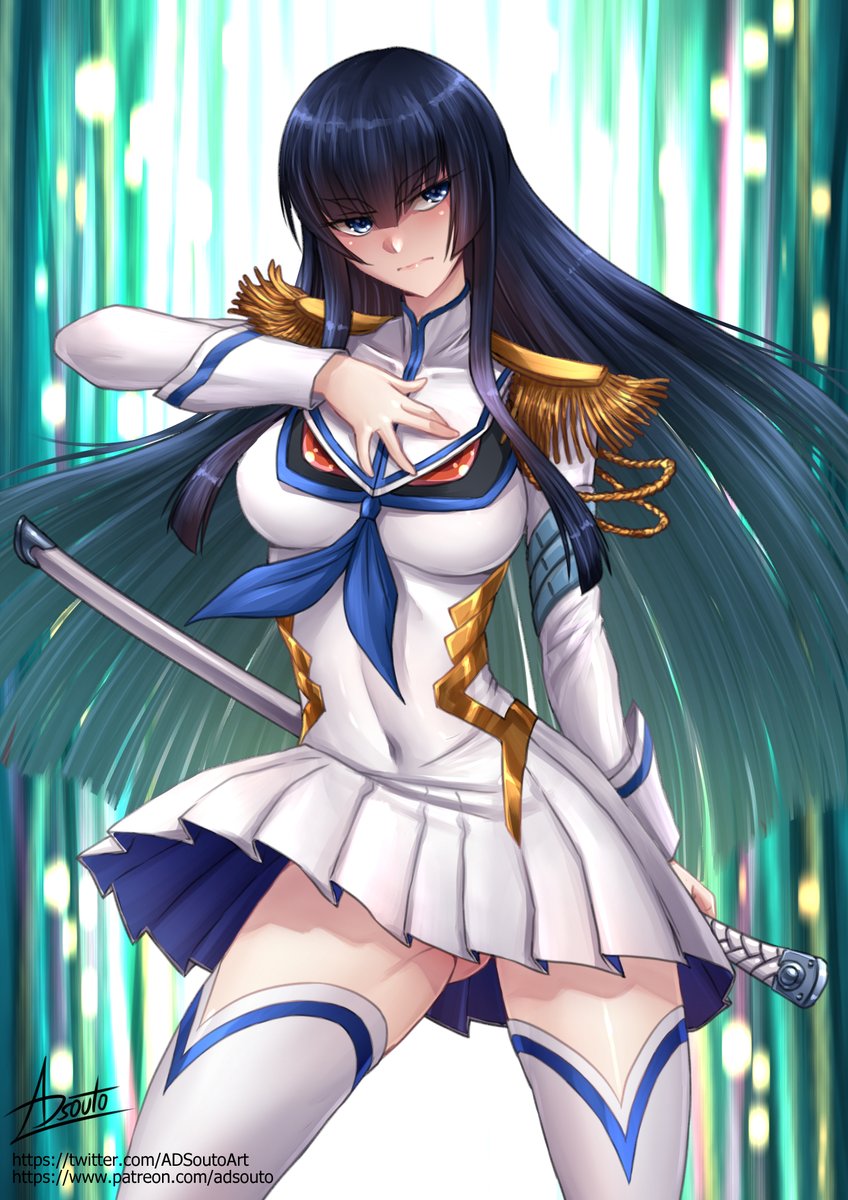ADSoutoArt's tweet photo. Kiryuin Satsuki / Kill La Kill
Finished at last
Support: https://t.co/OVsbSNXo5v
#fanart #nsfw #lingerie #satsukikiryuin #junketsu #uniform #kiryuin #satsuki #Slingshot https://t.co/op1DAO0TEh