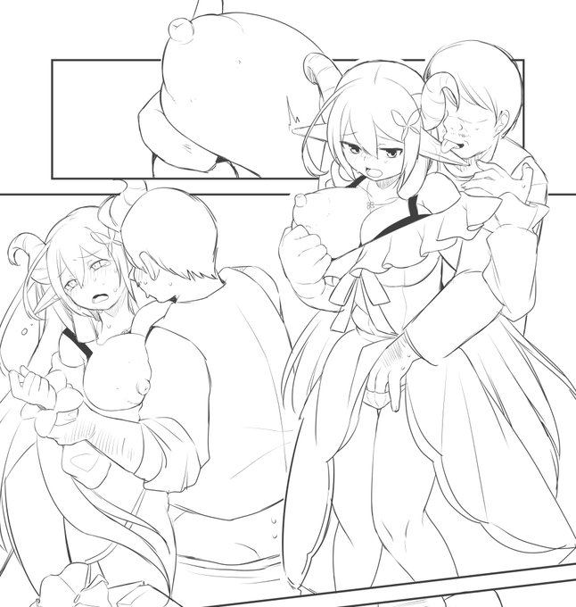 Skeb原稿下描きです🍀 