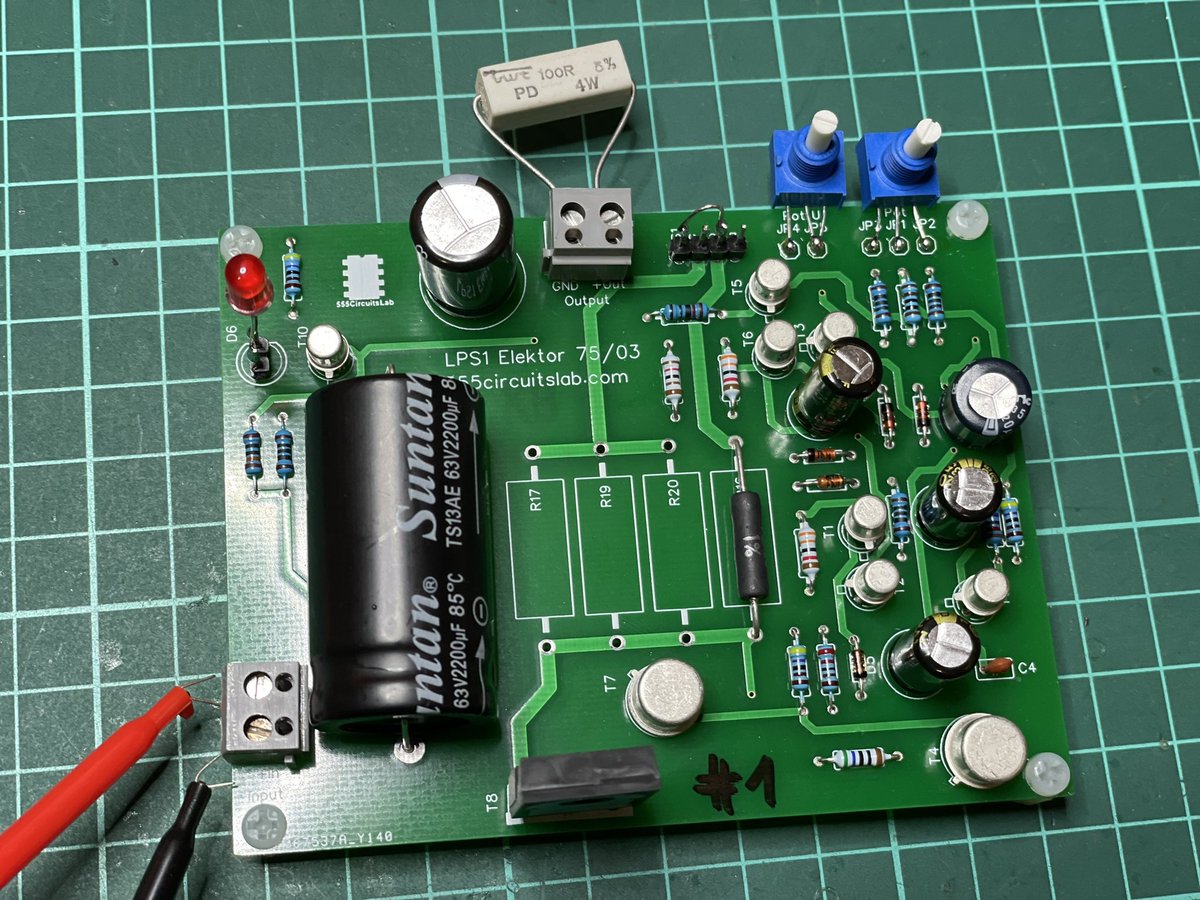 arduinopraxis's tweet image. .@ElektorDE - mein Nachbau des legendären LPS1 funktioniert perfekt
#netzteil #elektor #lps1 #maker #elektronik