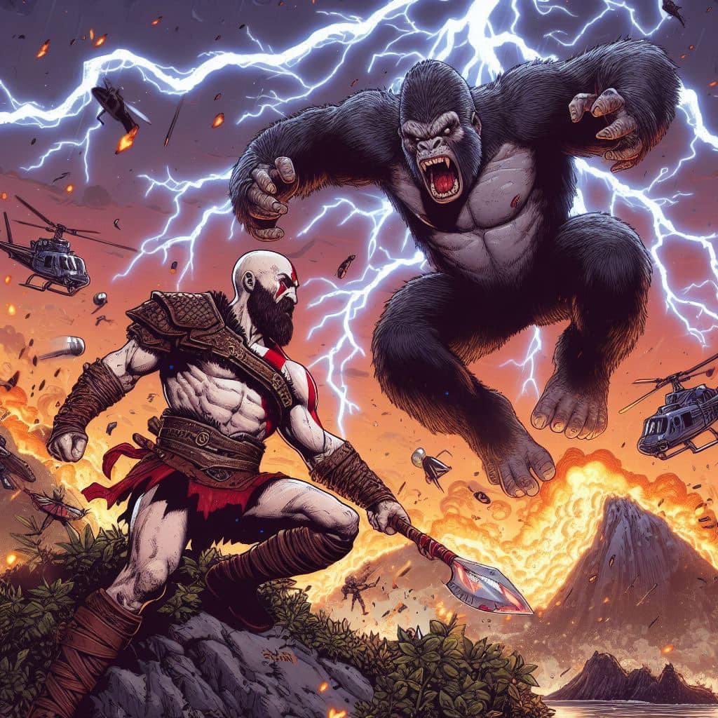 Who Would Win? on X: "#Kratos🏔️ VS #KingKong🗽 (God of War VS King Kong)  -As Pictured Who wins, and why⁉️ #whowouldwin #deathbattle #SHPOLL23  https://t.co/dbCBGxnzgO" / X