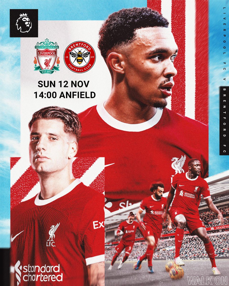 #Today is a #MatchDay
#EPL #MatchWeek12

Liverpool vs Brentford

Di dua laga sebelumnya Liverpool gagal menang. Yang ngarep Liverpool menang di boleh dong ikutan seseruan menebak pencetak gol terakhir Liverpool di laga #LIVBRE