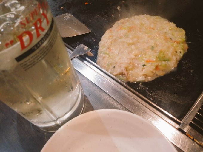 もんじゃ焼きで旅行の締めをします!
ホンマ美味しい✨ 