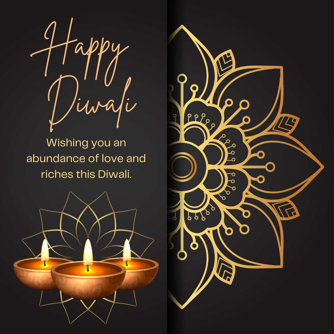 Wishing you all a Diwali filled with joy, prosperity, and the warmth of loved ones. May the festival of lights illuminate your path to success and happiness. ✨🪔 #HappyDiwali #FestivalOfLights #DiwaliCelebration #Prosperity #JoyfulMoments #Deepavali2023