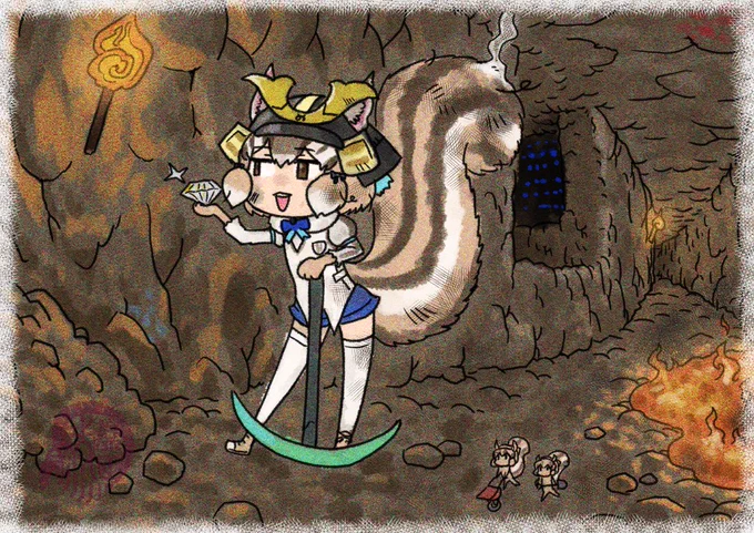 #このタグを見た人は黙ってシマリスをはる 