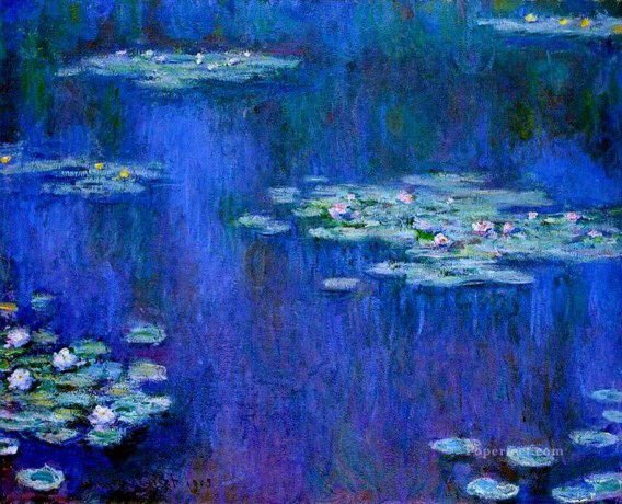 Claude #MONET, 'BLUE WATER LILIES' 1905 #ilovemonet #art #arttwit #iloveart #artlovers #Blue #ArtLovers