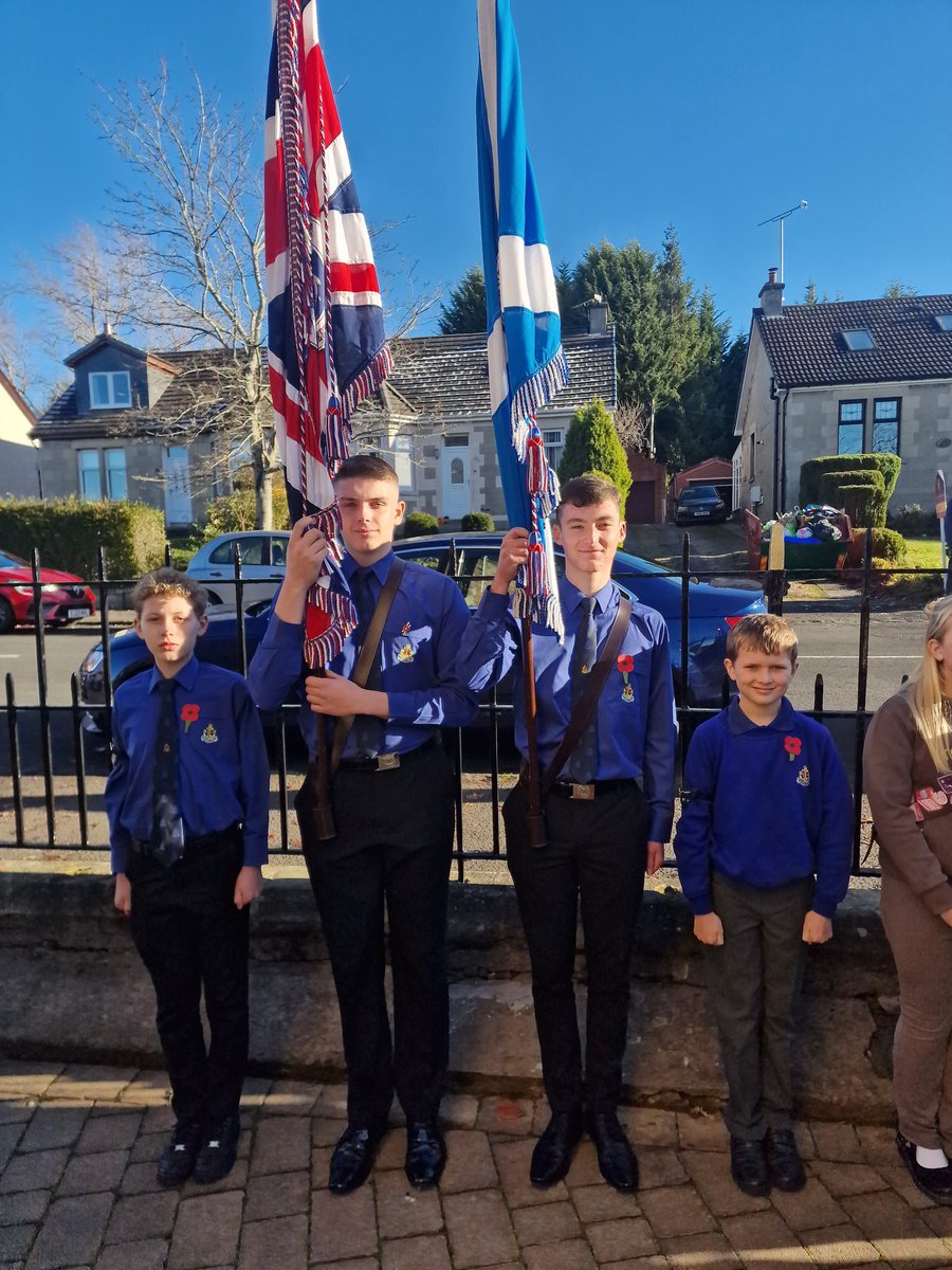 Remembrance Service #LestWeForget #13thMotherwell #StMarysMotherwell