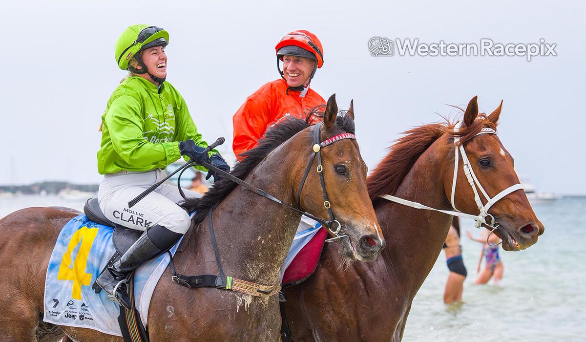 WesternRacepix's tweet photo. Fantastic to see champion jockey William Pike at today's Channel 7 Rockingham Beach Cup!
#WesternRacepix #RockinghamBeachCup https://t.co/2BFGFtGMS1