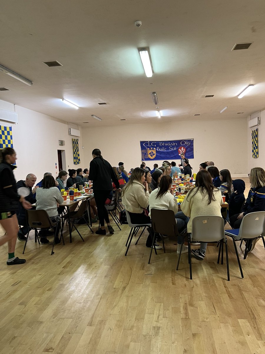 A lovely morning at Steelstown as our G4MO host breakfast for our senior ladies ahead of next weeks Ulster Final. Wishing the girls the very of luck  💙💛