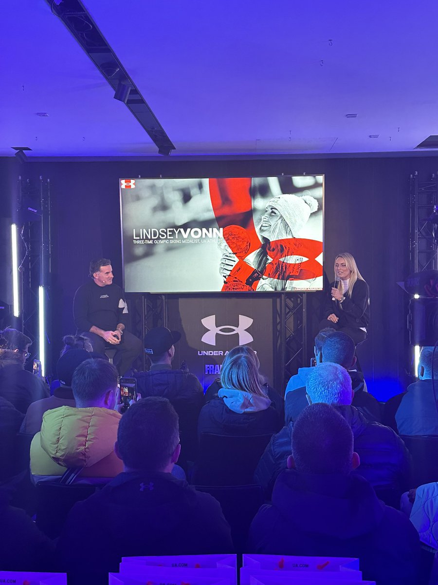 Not your average Sunday. Great team effort from <a href="/Space__Between_/">The Space Between</a> hosting <a href="/UnderArmour/">Under Armour</a> founder Kevin Plank, <a href="/lindseyvonn/">lindsey vonn</a> and media from 6 countries in Frankfurt ahead of the <a href="/NFL/">NFL</a> match.