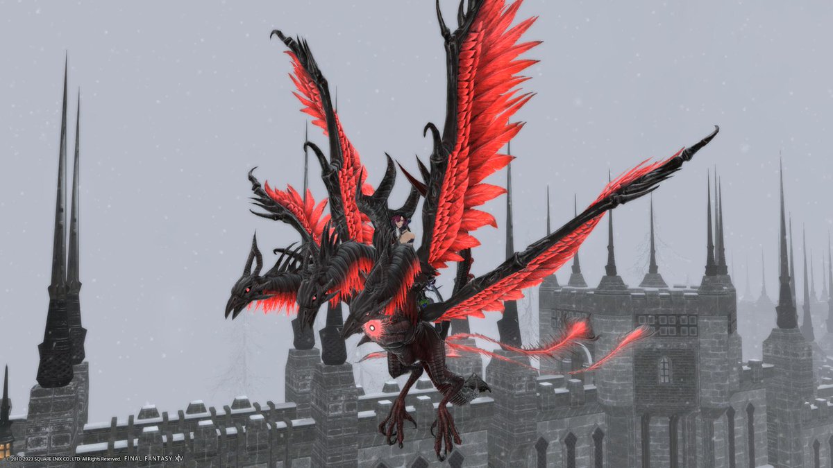 Shadow_Ninja_A's tweet photo. @FF_XIV_EN My demi phoinix https://t.co/9Bngki2j9r