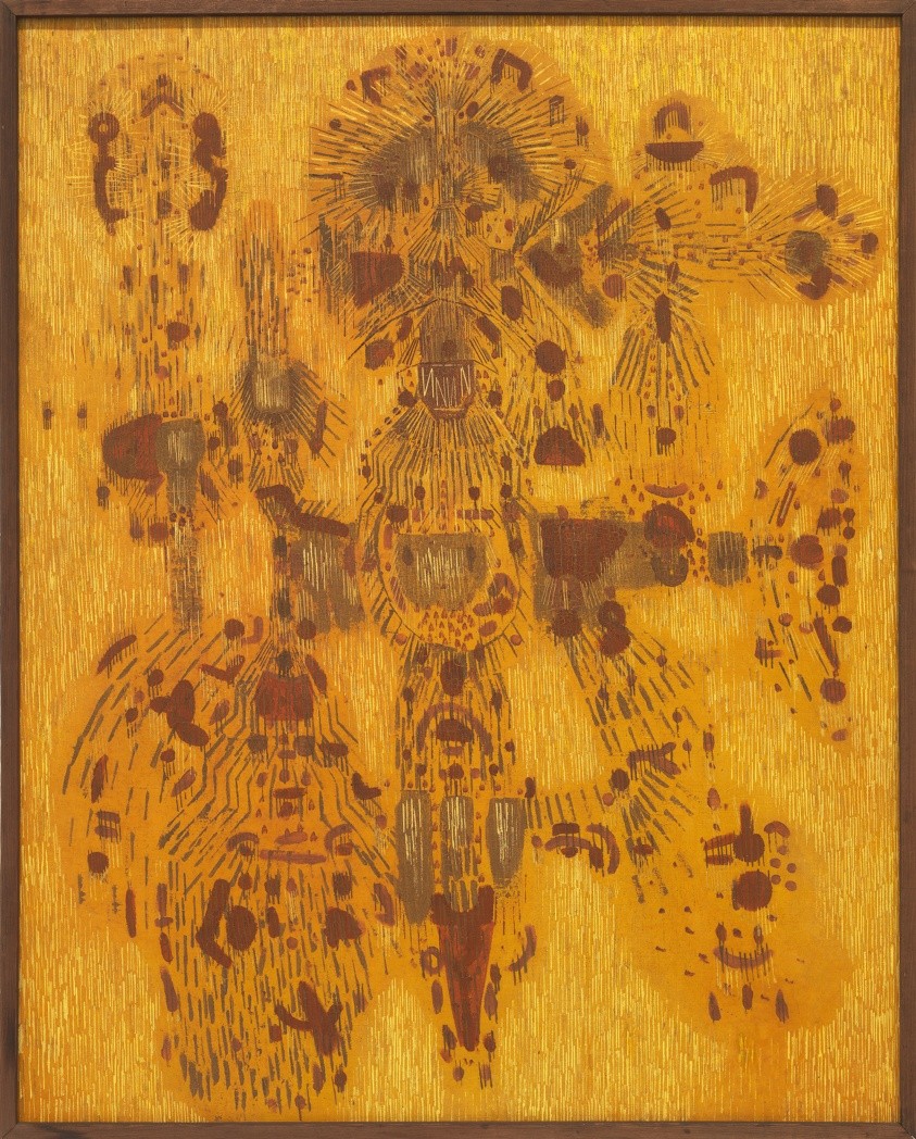 HurtadoMullican's tweet image. Lee Mullican
Wake, 1949
Oil on canvas
50 × 40 inches

In the collection at @artinstitutechi, currently on view.

#LeeMullican