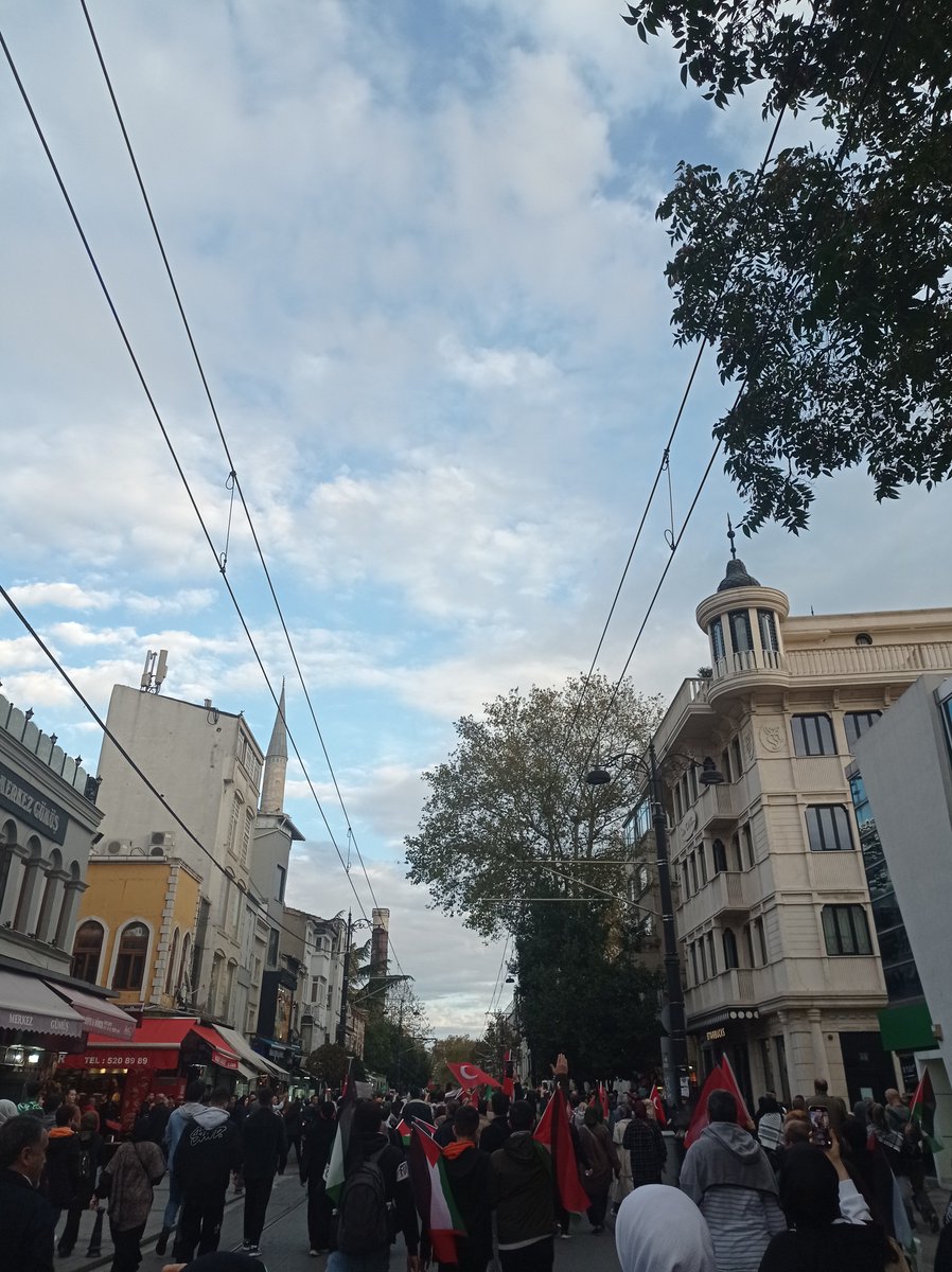 Kudüs Filistinindir. Katil İ*rail .Filistinin özgür olması için Beyazıt yürüşüne katildik