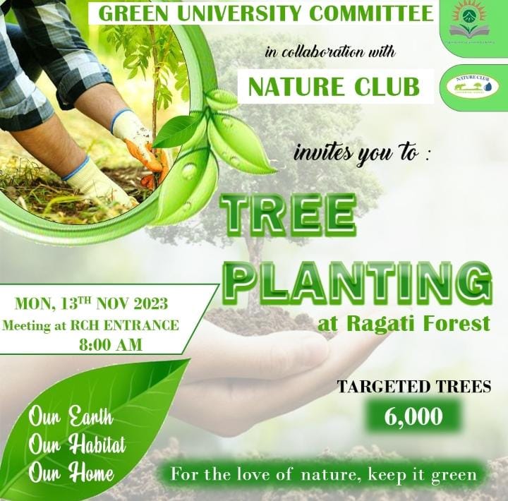 KaratinaUniv's tweet photo. The National Tree Planting Day is here...
Join us tomorrow November 13th 2023 as we secure our future by planting trees.
#nationaltreeplantingday #karatinauniversity
#thegreenentrepreneurialuniversity
#JazaMiti 
#pandamiti https://t.co/TJY0IxgxwG
