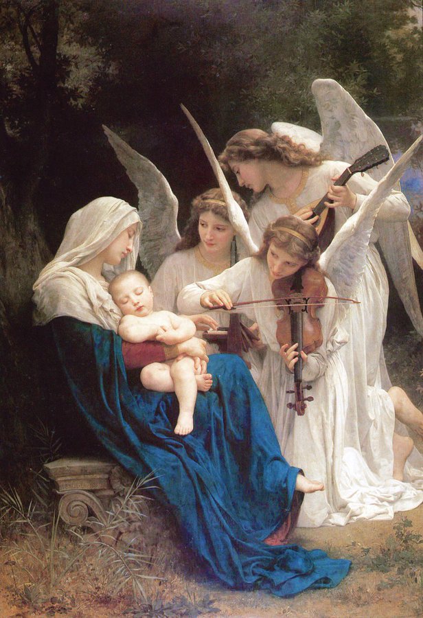 Song of the Angels 1881 #WilliamAdolpheBouguereau