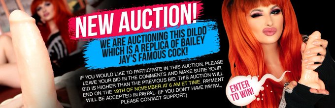 My first cock replica auction.  I made it myself. Well, with help from a couple nerds.  https://t.co/2booWGXuE8<a href="/tag/panties"class="tags"><span>#panties</span></a><a href="/tag/gooners"class="tags"><span>#gooners</span></a><a href="/tag/baileyjay"class="tags"><span>#baileyjay</span></a>