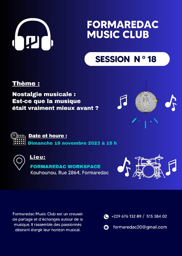 formaredac's tweet photo. Formaredac Community, ce n'est pas que la rédaction web et du SEO...
Vous aimez la musique ? Vous seriez peut-être intéressé par le thème de la prochaine session du FMC (Formaredac Musique Club).
#redacteursweb #formaredaccommunity #musiqueclub https://t.co/h0O9I0qkbH