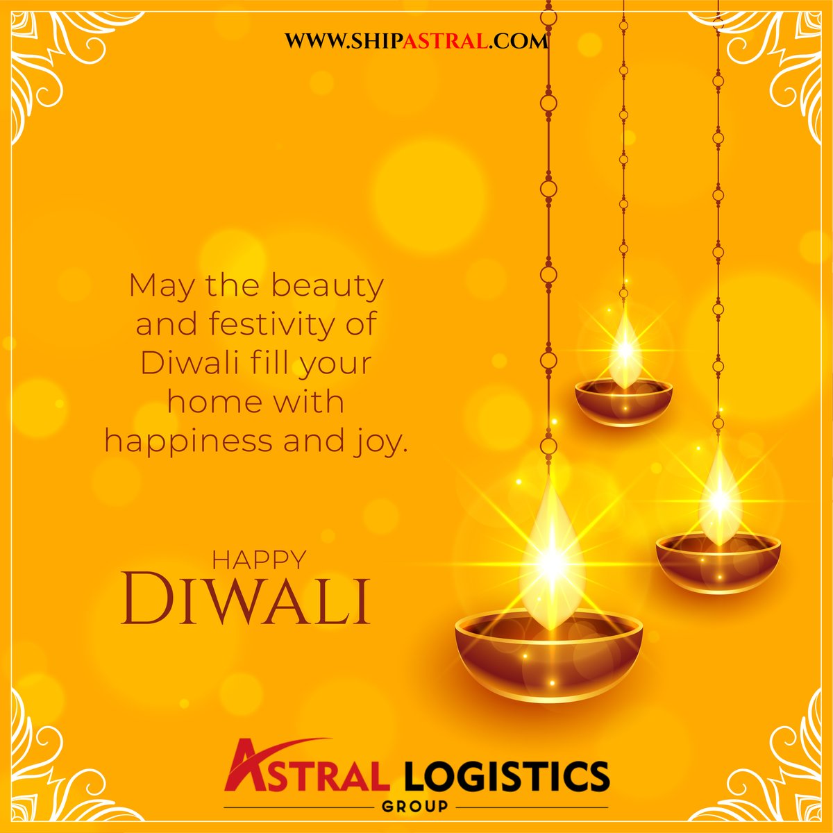 May Goddess Laxmi bring prosperity in your home this Diwali. Wishing you and your family a very Happy Diwali 🪔 🙏🤗