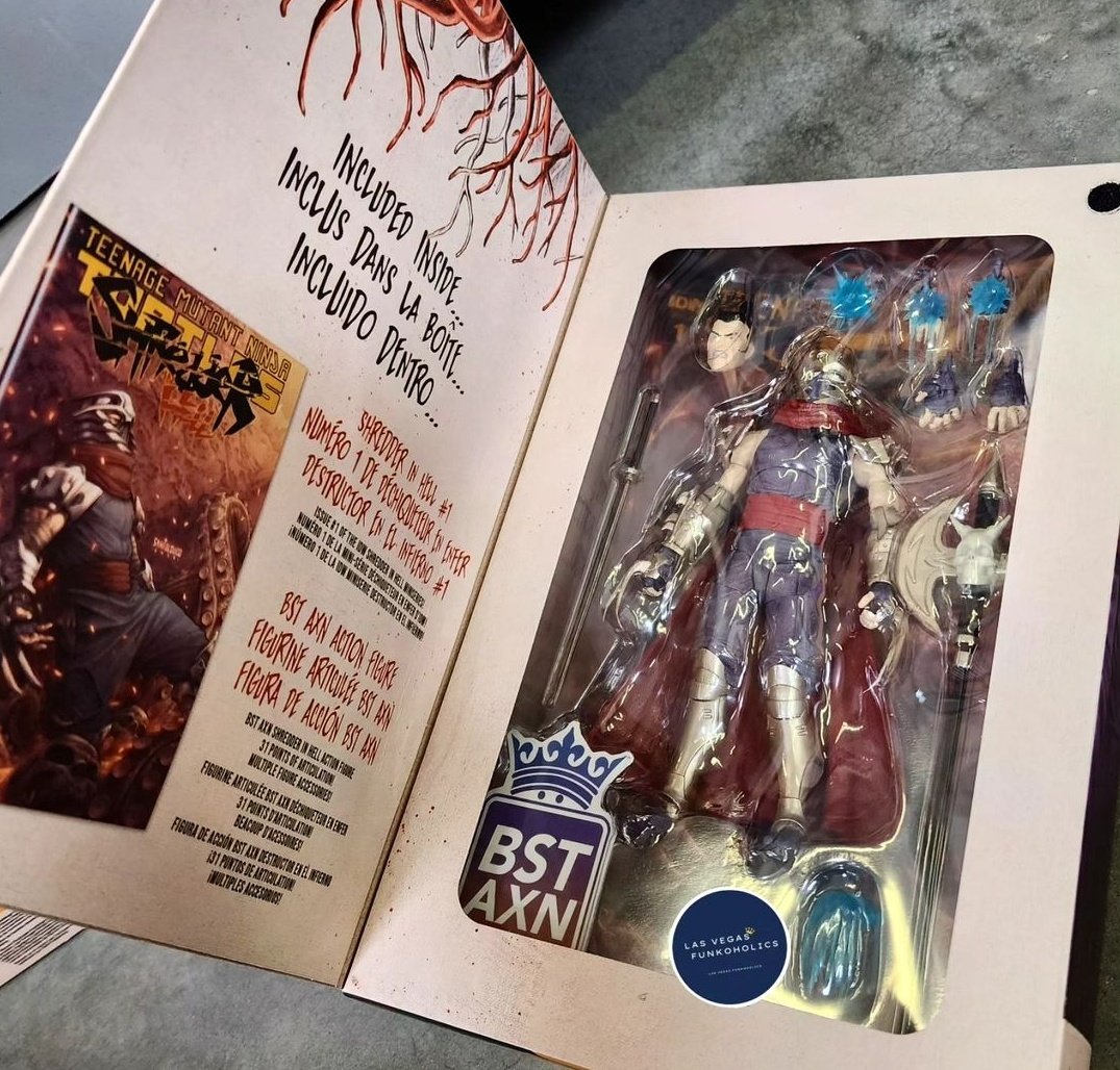 LVFunkoholics's tweet photo. Spotted @walmart Teenage Mutant Ninja Turtles The Loyal Subjects BST AXN Shredder in Hell Comic Book and 5-Inch Action Figure.
#tmnt #leonardo #michaelango #teenagemutantninjaturtlescollector #teenagemutantNinjaturtles #tmntcomics #shredder https://t.co/FgFj5ypm6Y