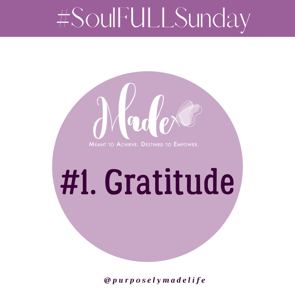 purposelymade1's tweet photo. Sis, It's #SoulFullSunday. Today's Gratitude Exercise: Take some time to write a short message of thanks for some of the “negative” things in your life. Allow yourself to see the positive perspective and the growth that awaits you! https://t.co/9GpTdfN5b6