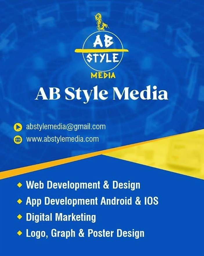 ABStyleMedia's tweet photo. Elevate Your Business with Ab Style Media's Cutting-Edge Services! 🚀
✨ Your brand's success is just a card away! Introducing Ab Style Media - Your Partner in Digital Excellence! ✨
Get in touch with us today for a FREE consultation. Your success story begins here. 📞📧#ab https://t.co/RlggkQeUpv