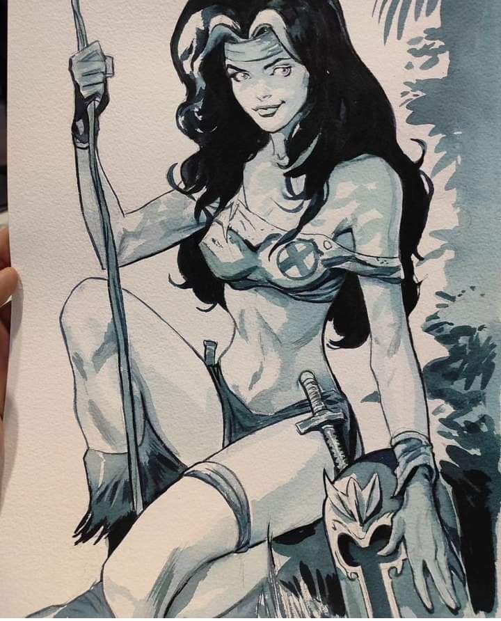 GeekingosSa's tweet photo. #Rogue en Tierra Salvaje. Arte de #FernandoDagnino ✍️🎨🔥 https://t.co/SKybyI3WMu