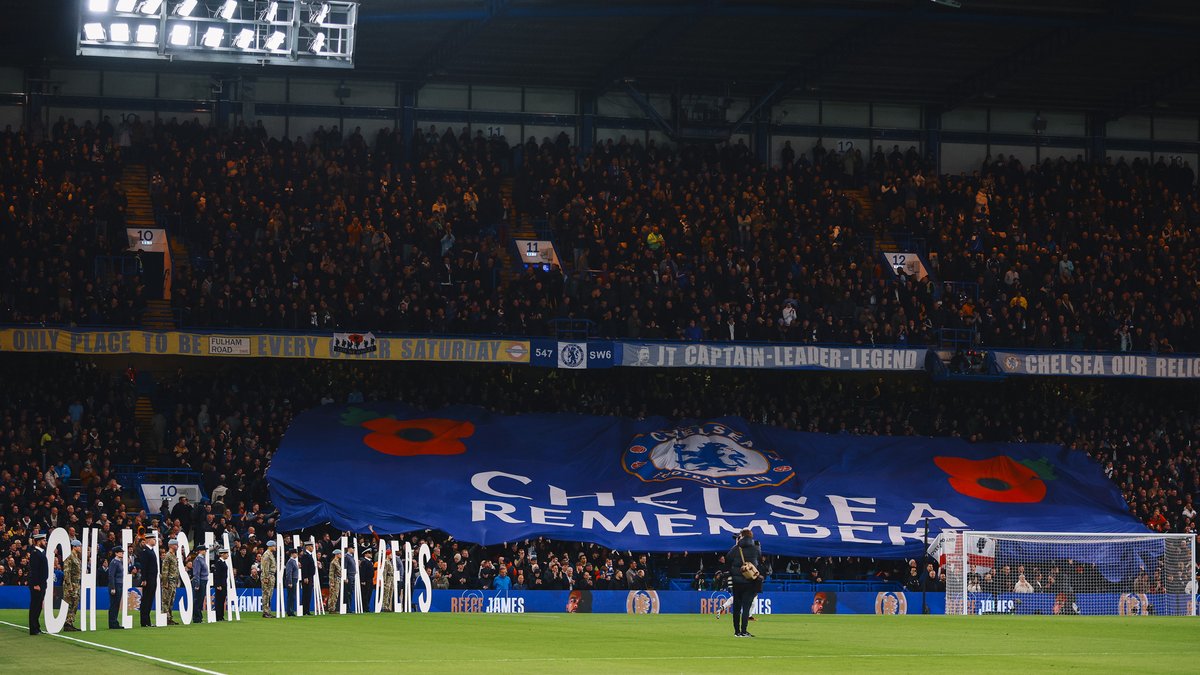 ChelseaFC's tweet photo. Chelsea remembers. 🌹 https://t.co/cj8KJ5muAP